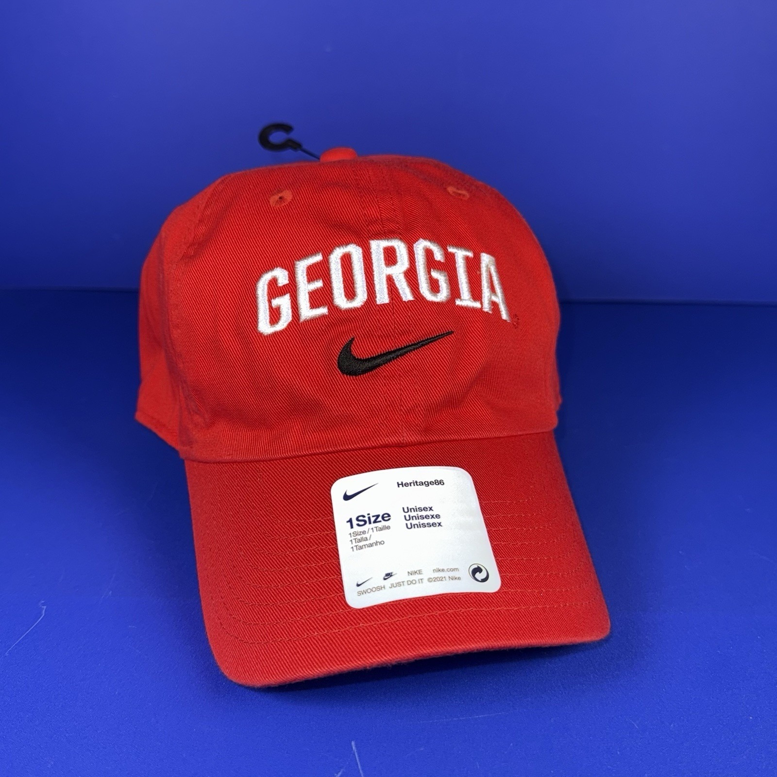 Nike Georgia Bulldogs Heritage86 Red Strapback Hat Cap Adjustable New Nike Georgia Bulldogs Heritage86 Red Strapback Hat Cap Adjustable New